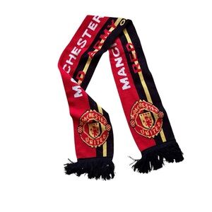 Manchester United Red and Black Scarf 58”